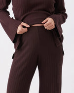 Load image into Gallery viewer, Ripe Dallas Rib Knit Pant – Cocoa
