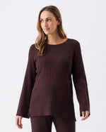 Load image into Gallery viewer, Ripe Dallas Rib Knit Nursing Top – Cocoa
