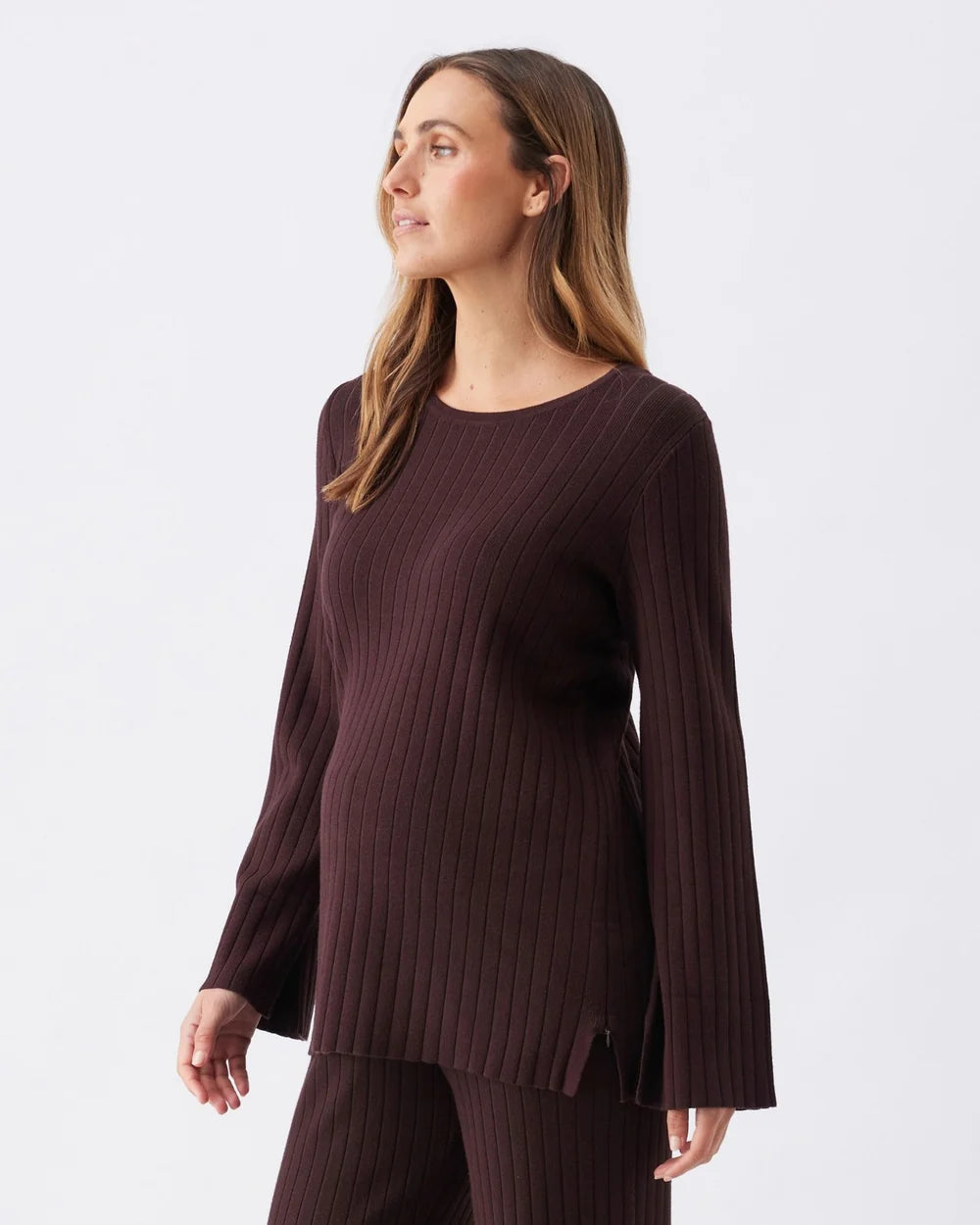 Ripe Dallas Rib Knit Nursing Top – Cocoa