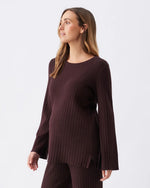 Load image into Gallery viewer, Ripe Dallas Rib Knit Nursing Top – Cocoa
