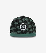 Load image into Gallery viewer, Midnight Palms Snapback - Black
