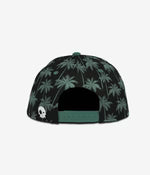 Midnight Palms Snapback - Black