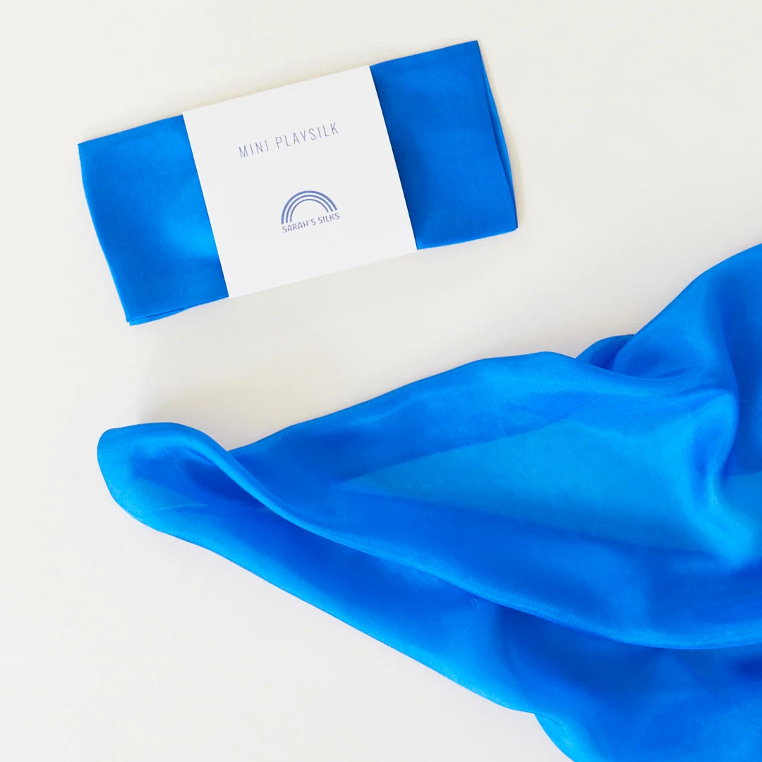 Sarah's Silks Mini Solid Colour Playsilk - Royal