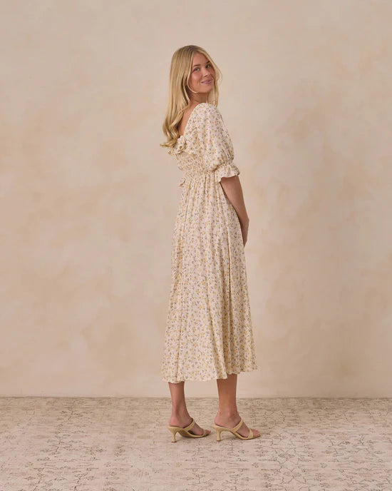 Women's Birdie Dress Lemon Meadow - S