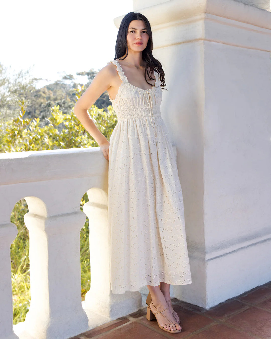 Women's Jane Dress Heart Eyelet - S