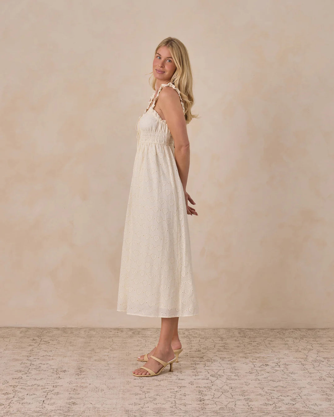 Women's Jane Dress Heart Eyelet - S