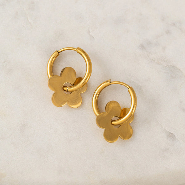 Petal Earrings - Gold