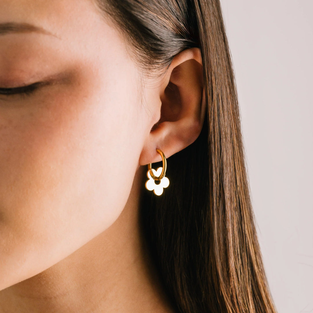 Petal Earrings - Gold