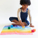 Load image into Gallery viewer, Sarah's Silks Mini Enchanted Rainbow Playsilk
