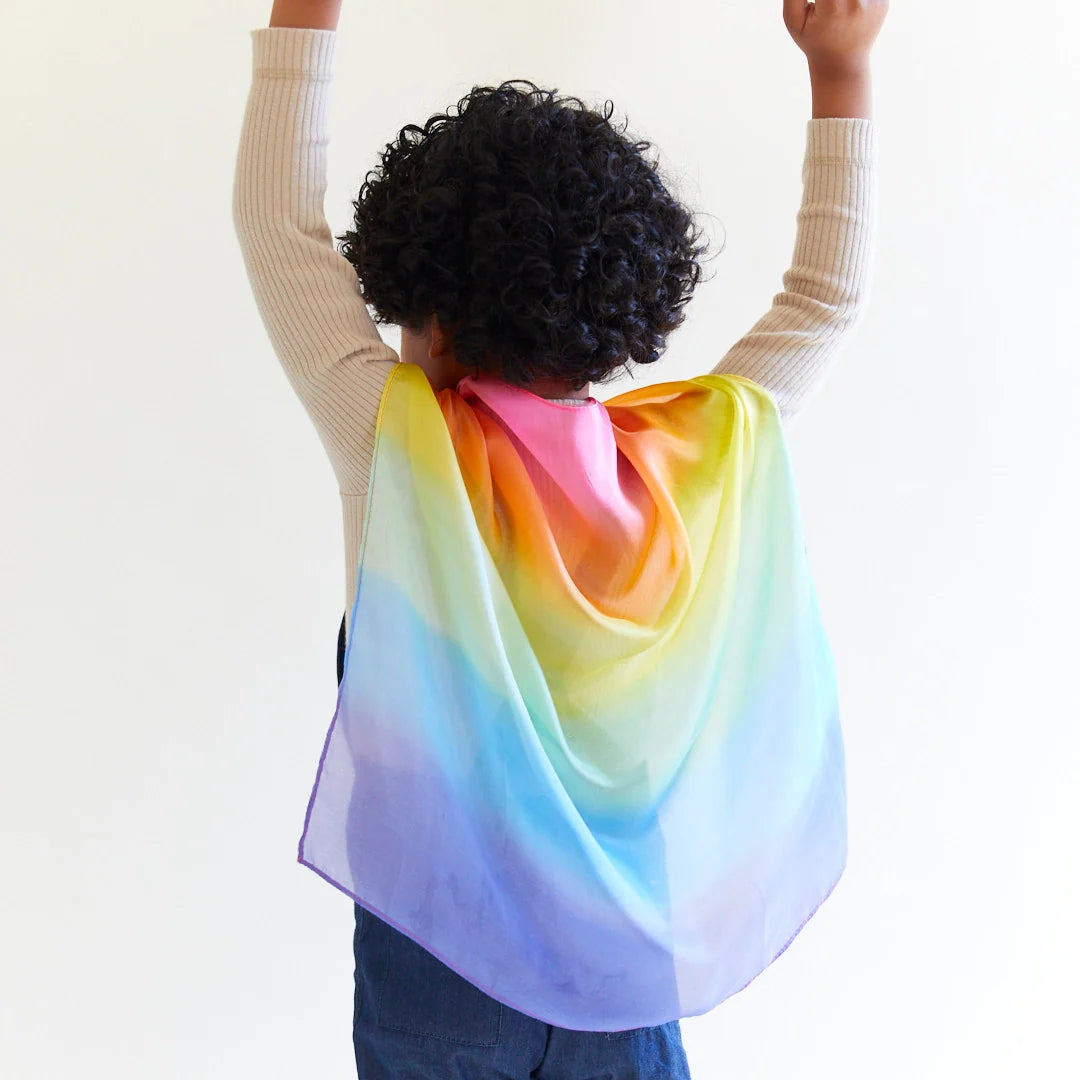 Sarah's Silks Mini Enchanted Rainbow Playsilk