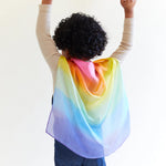 Load image into Gallery viewer, Sarah's Silks Mini Enchanted Rainbow Playsilk
