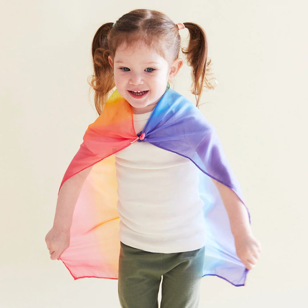 Sarah's Silks Mini Enchanted Rainbow Playsilk