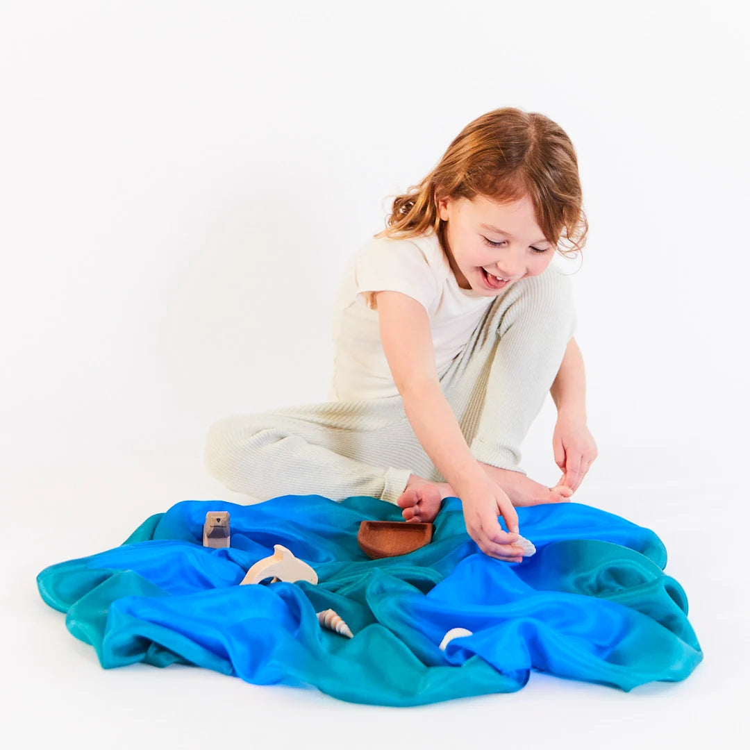 Sarah's Silks Ocean Playsilk