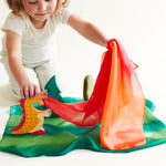 Load image into Gallery viewer, Sarah's Silks Mini Fire Playsilk
