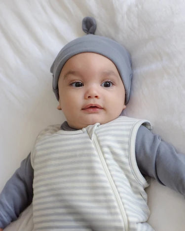 Quincy Mae  Jersey Sleep Bag - Cloud Stripe