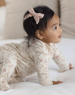 Load image into Gallery viewer, Quincy Mae Organic Brushed Jersey Zip Sleeper – Floral Vine
