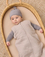 Load image into Gallery viewer, Quincy Mae Sleep Bag - Blue Gingham

