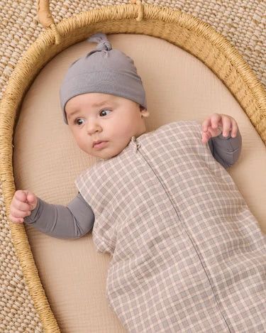 Quincy Mae Sleep Bag - Blue Gingham