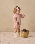 Load image into Gallery viewer, Quincy Mae Bow Clip, Set Of 3 – Cloud, Blue Gingham + Dusty Rose
