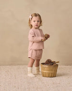 Load image into Gallery viewer, Quincy Mae Socks Set - Natural, Dusty Rose
