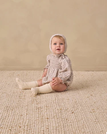 Quincy Mae Socks Set - Natural, Dusty Rose