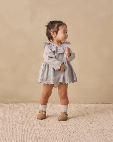 Quincy Mae  Socks Set - Slate, Cloud