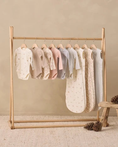 Quincy Mae  Jersey Sleep Bag - Floral Vine