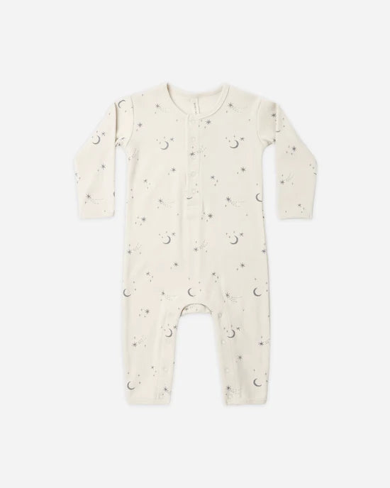 Quincy Mae Ribbed Jumpsuit – Celestial