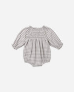 Load image into Gallery viewer, Quincy Mae Eden Romper – Blue Gingham
