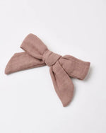Load image into Gallery viewer, Quincy Mae Bow Clip, Set Of 3 - Mulberry, Slate, Natural
