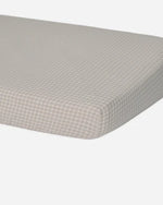 Load image into Gallery viewer, Quincy Mae Woven Crib Sheet - Blue Gingham
