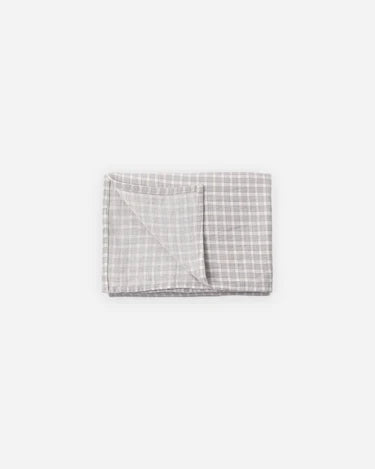 Quincy Mae Woven Swaddle - Blue Gingham