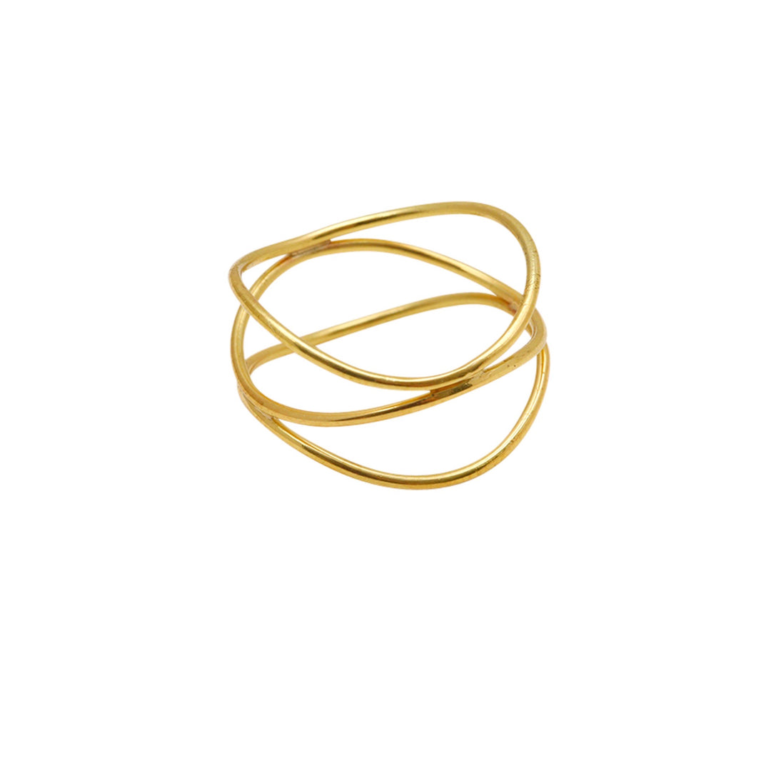 Fine | Gold Triple Wrap Ring