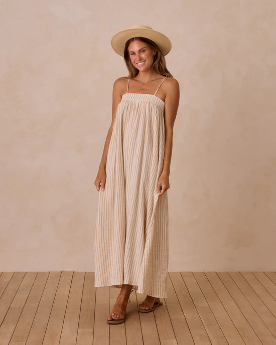 Malea Dress - Marigold Stripe