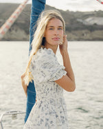 Load image into Gallery viewer, Women's Lexi Dress Ocean Toile

