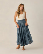 Load image into Gallery viewer, Women's Ruffle Tiered Maxi Skirt Ditsy
