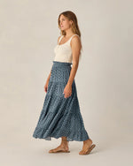 Load image into Gallery viewer, Women's Ruffle Tiered Maxi Skirt Ditsy
