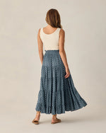 Load image into Gallery viewer, Women's Ruffle Tiered Maxi Skirt Ditsy
