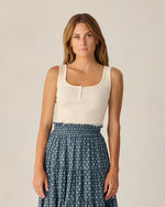 Load image into Gallery viewer, Women's Ruffle Tiered Maxi Skirt Ditsy
