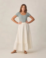 Load image into Gallery viewer, Women's Rose Maxi Skirt Ivory - S
