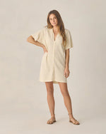 Load image into Gallery viewer, Women's Crochet Cover Up Natural - S
