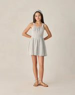 Load image into Gallery viewer, Primrose Mini Dress Light Blue Plaid
