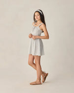Load image into Gallery viewer, Primrose Mini Dress Light Blue Plaid

