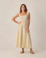Load image into Gallery viewer, Women's Ivy Dress Lemon Ditsy Flower - S
