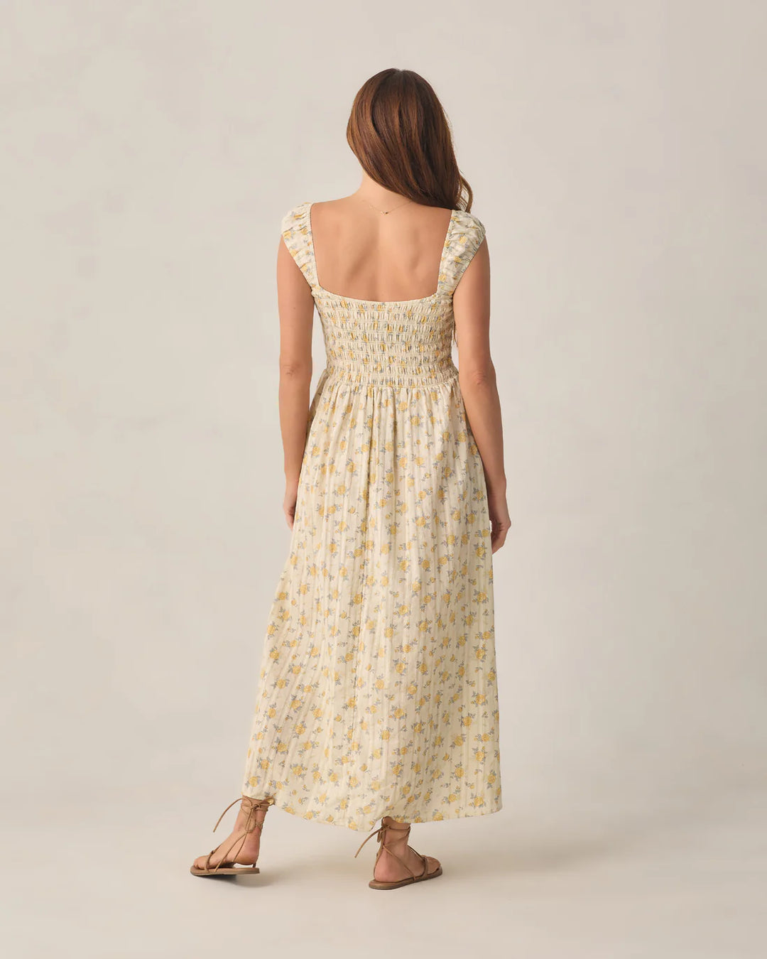 Women's Ivy Dress Lemon Ditsy Flower - S