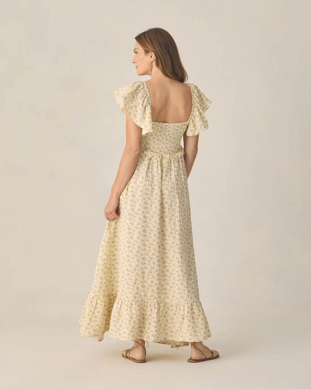 Women's Francesca Dress Yellow Floral - S