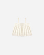Load image into Gallery viewer, Eyelet Swing Top Ivory - S
