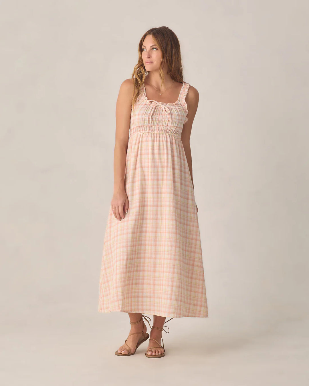 Women's Jane Dress Summer Plaid - S