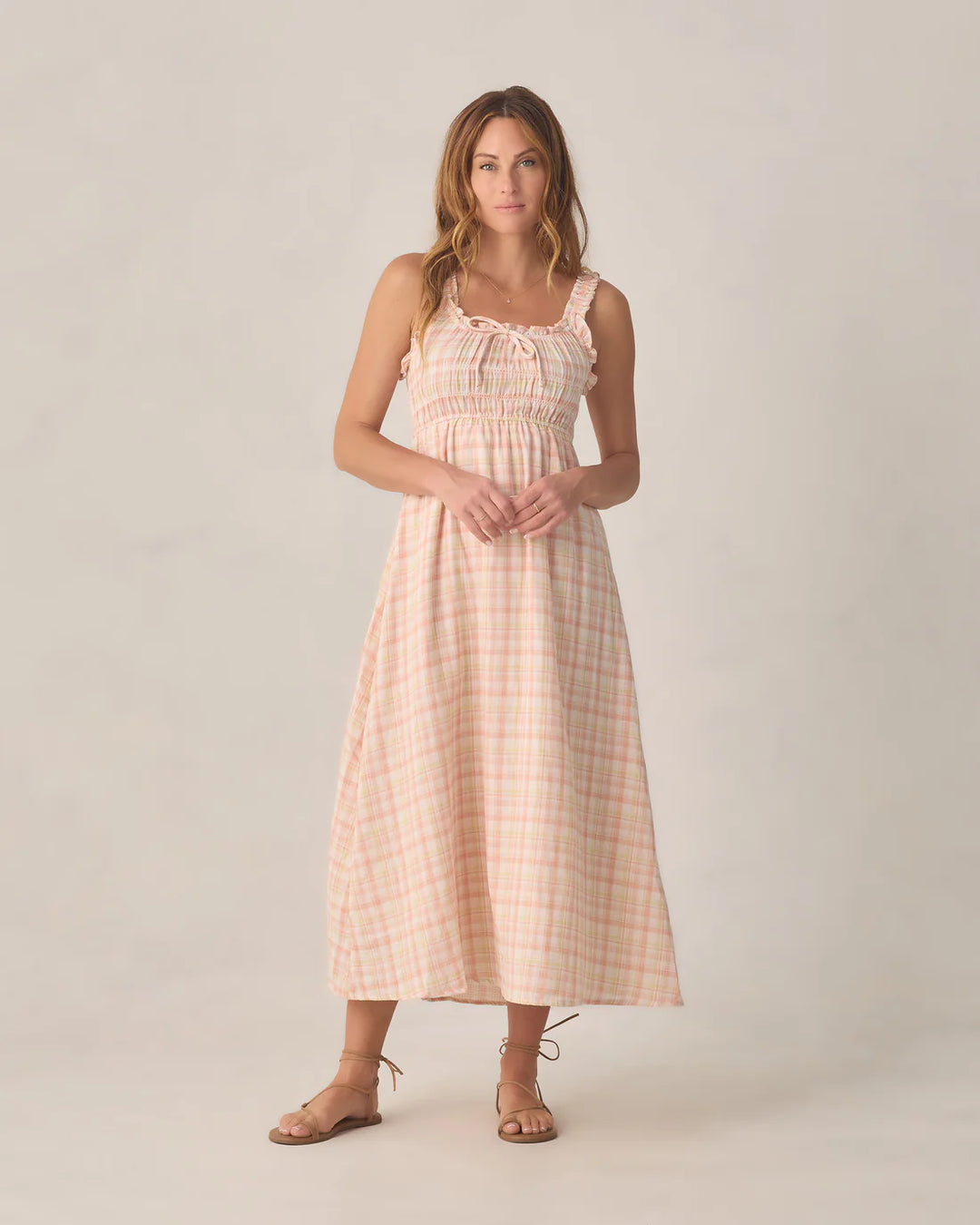 Women's Jane Dress Summer Plaid - S