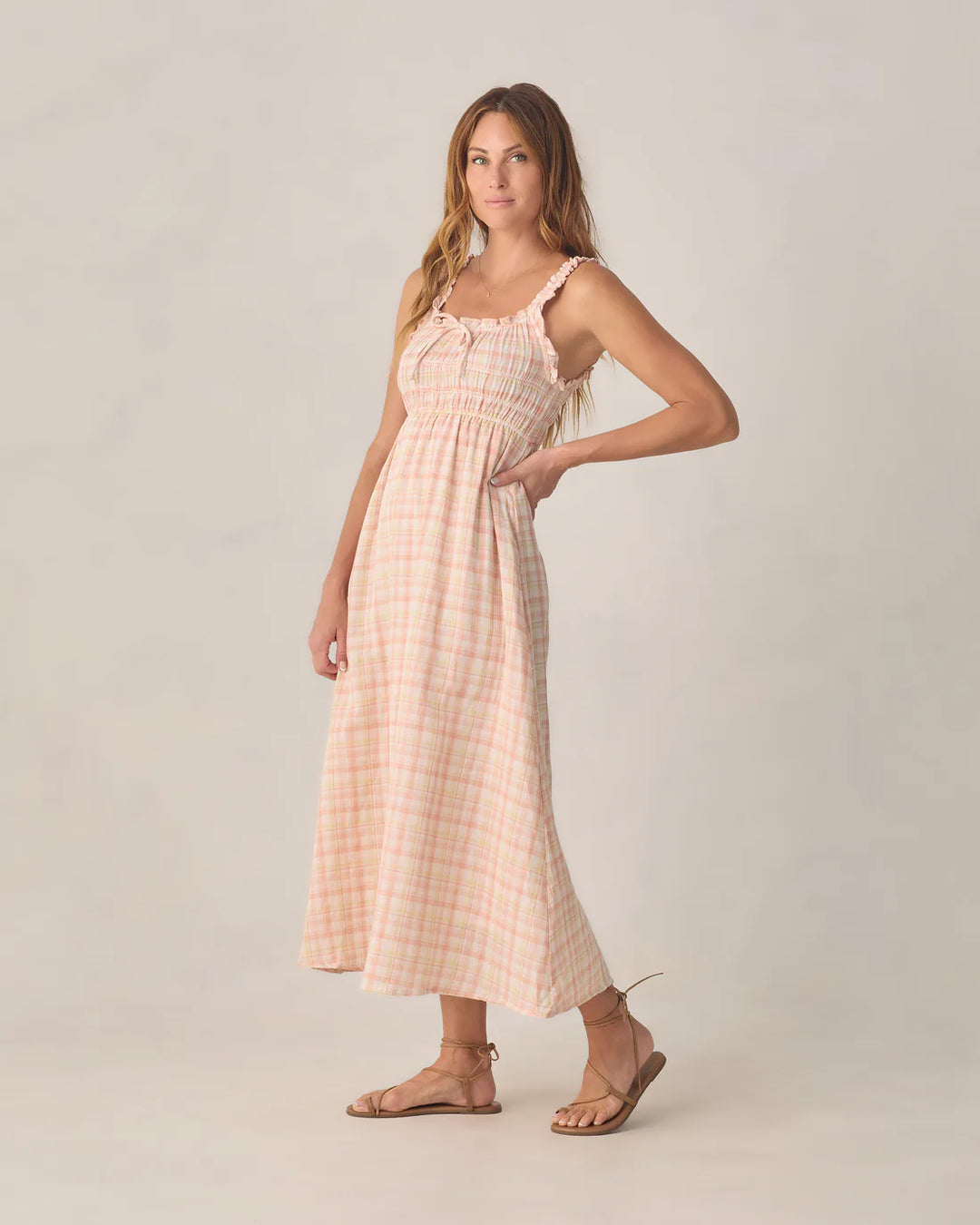 Women's Jane Dress Summer Plaid - S